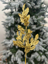 2024 PRE-ORDER: GOLD LAUREL LEAF STEM 66CM-Two Turtle Doves Australia