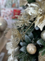 2024 PRE-ORDER: CHAMPAGNE GLITTER QUEEN ANNE PICK, 60CM-Two Turtle Doves Australia