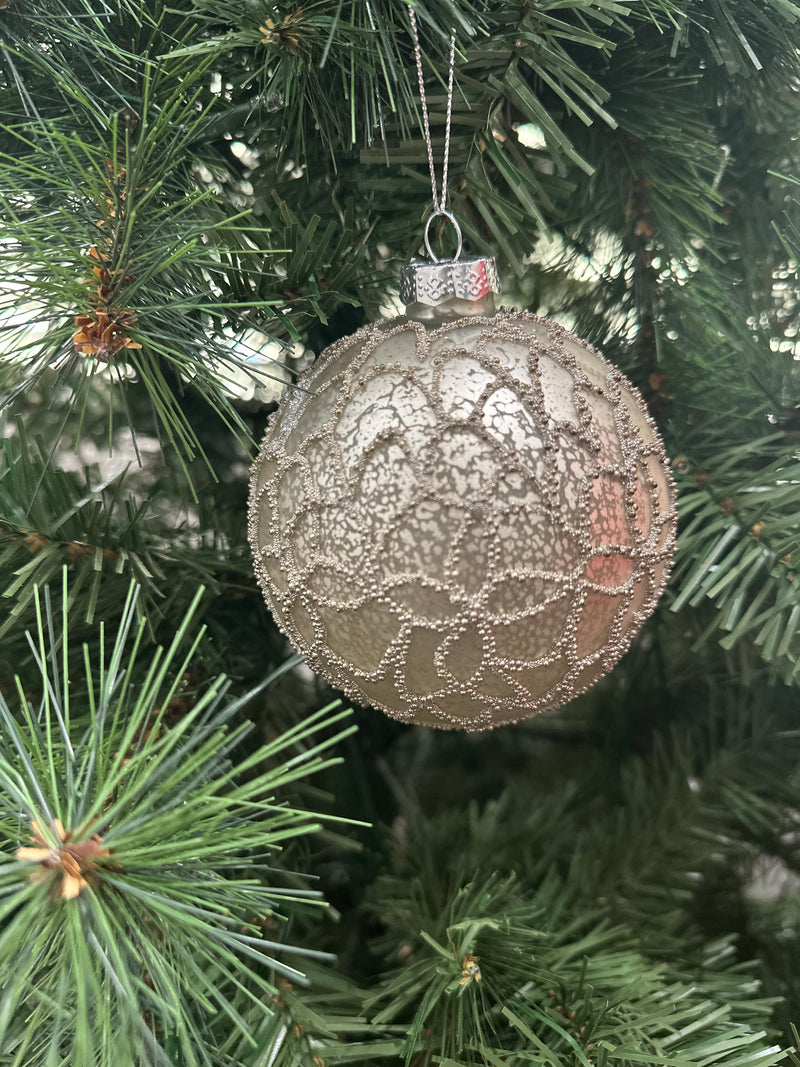 DEEP CHAMPAGNE BEADED BALL - MA009-Two Turtle Doves Australia