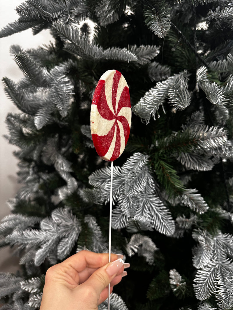RED AND WHITE LOLLIPOP ON STICK-Two Turtle Doves Australia