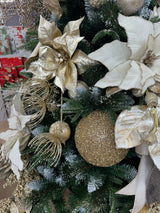 2024 PRE-ORDER: CHAMPAGNE GLITTER QUEEN ANNE PICK, 60CM-Two Turtle Doves Australia
