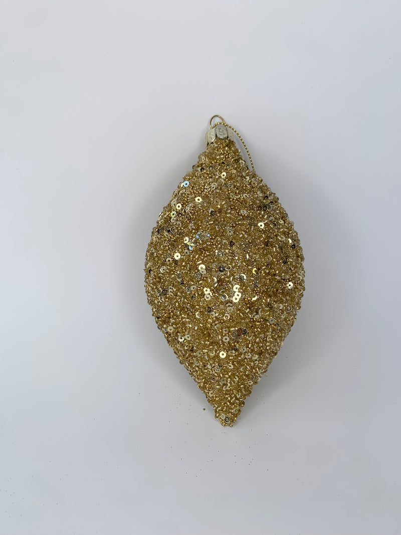 GOLD CRYSTAL LONG DROP HANGING - JQAM143-Two Turtle Doves Australia