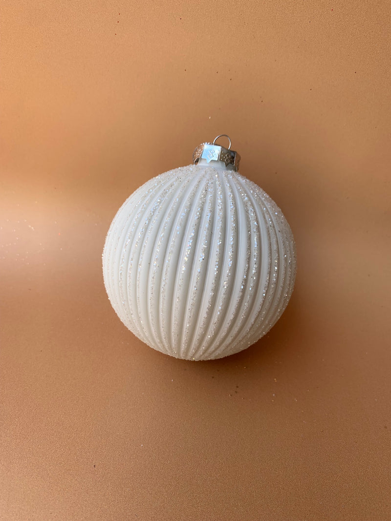 WHITE STRIPED BALL JQAM374-Two Turtle Doves Australia
