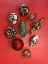 GREEN GLASS PINECONE SHAPED - GQAM119-Two Turtle Doves Australia