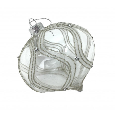 CLEAR HARLEQUIN DROP HANGING - JQAM366-Two Turtle Doves Australia
